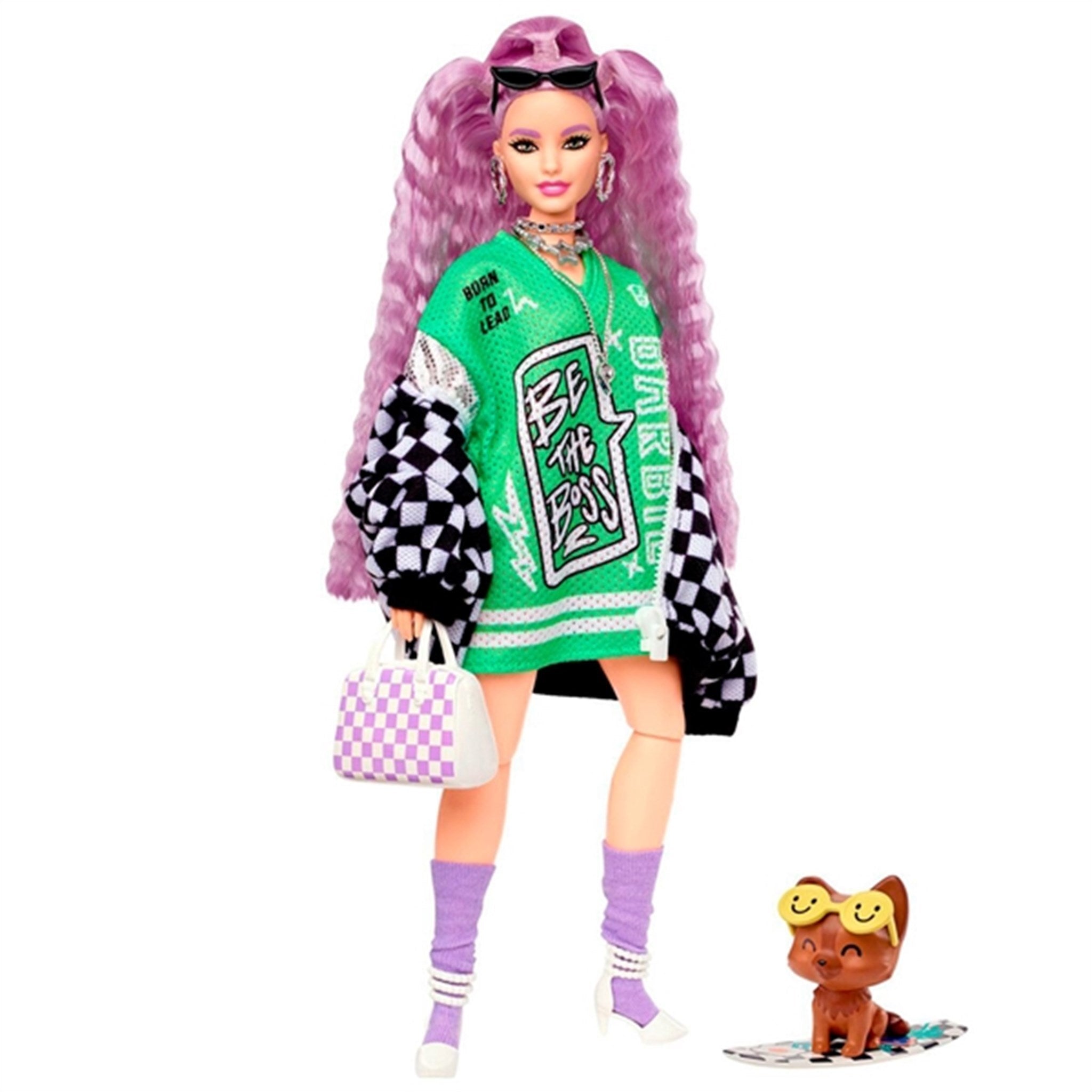 Barbie® Extra Dukke - Pink/Green