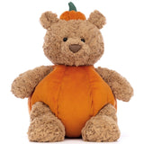 Jellycat Bartholomew Græskar Bjørn 36 cm