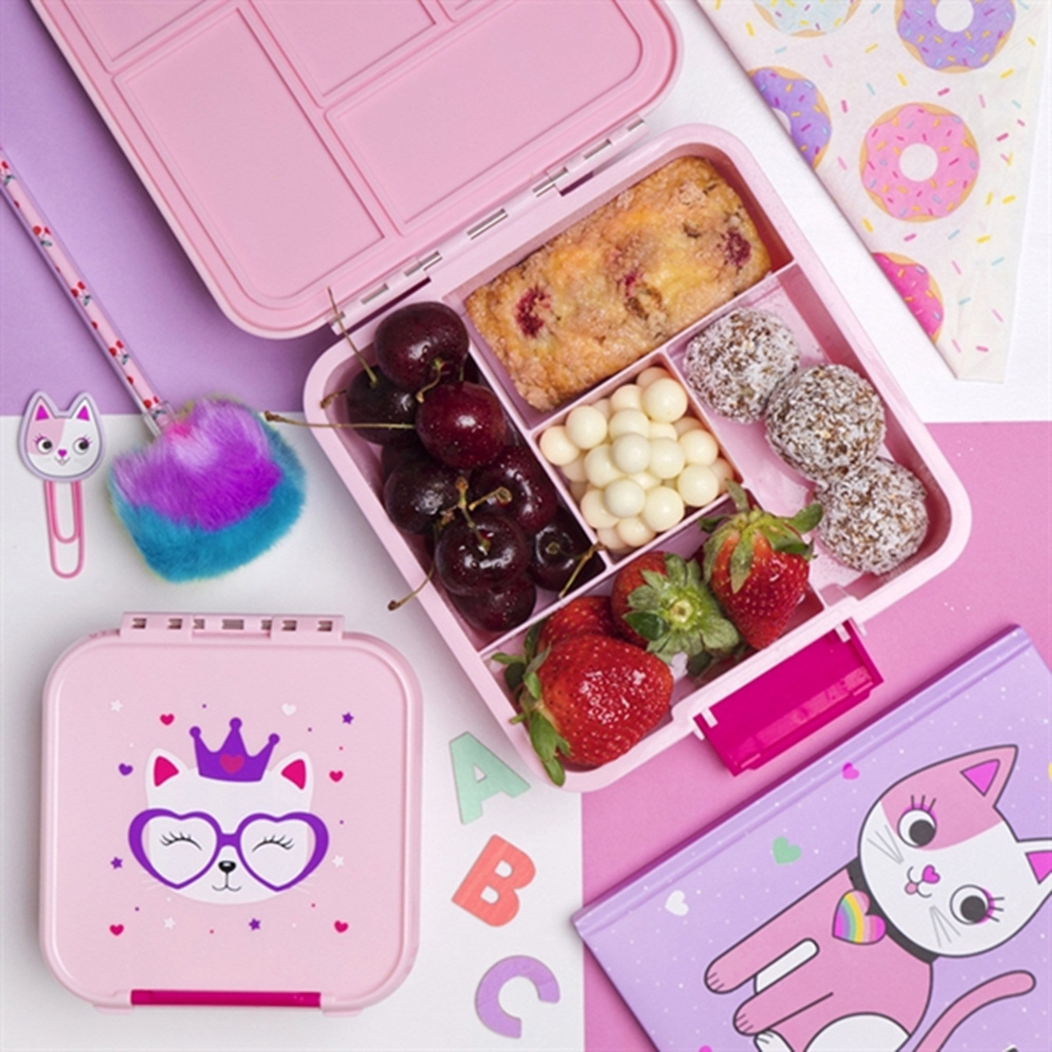 Little Lunch Box Co Bento 2 Matboks Kitty 2