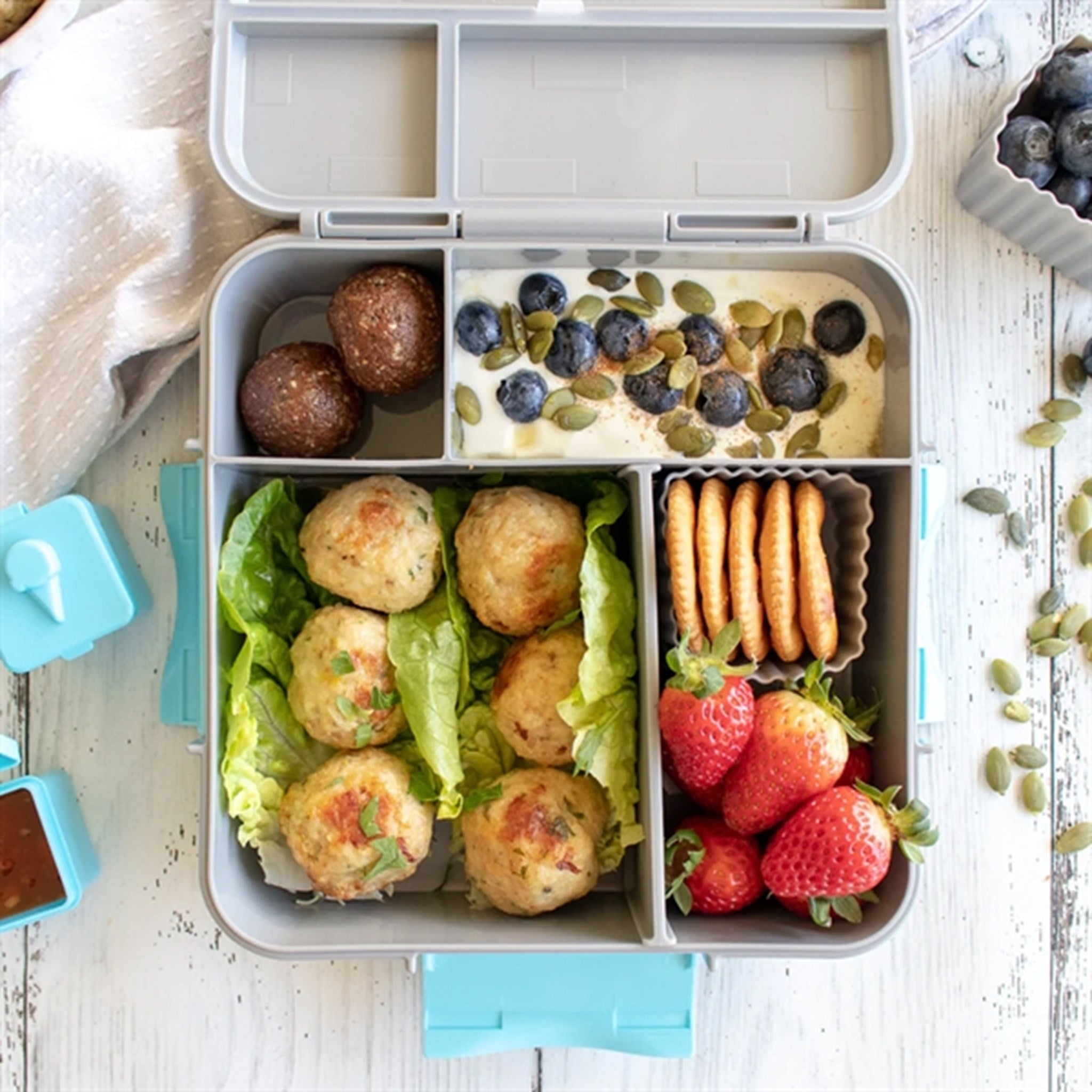 Little Lunch Box Co Bento 3+ Matboks Grey 2