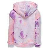 Kids ONLY Purple Rose Neverlife Tie Dye Hoodie