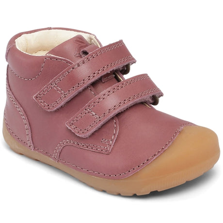 Bundgaard Begynnersko Petit Velcro Dark Rose Sko