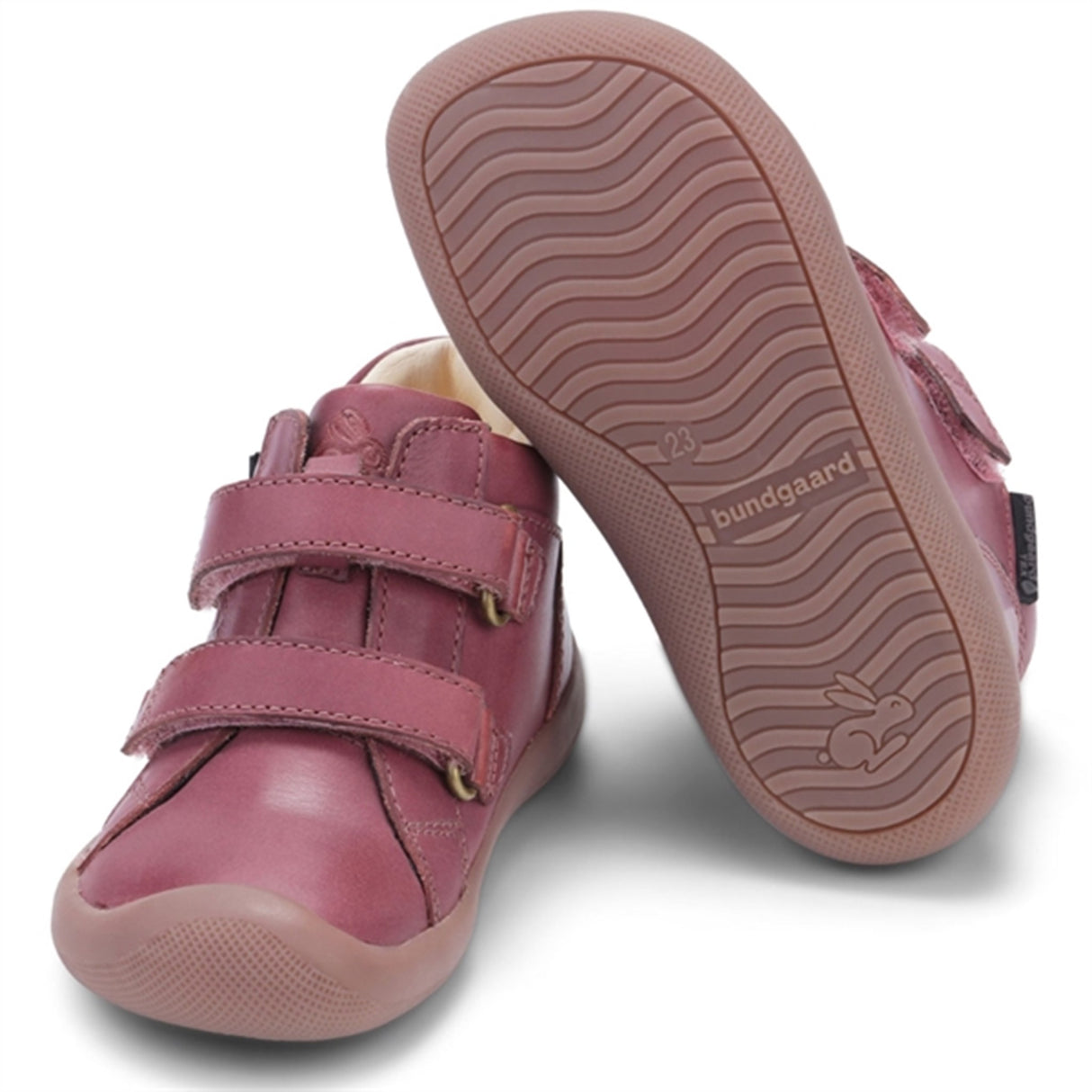 Bundgaard The Walk Velcro Tex Sko Dark Rose 3