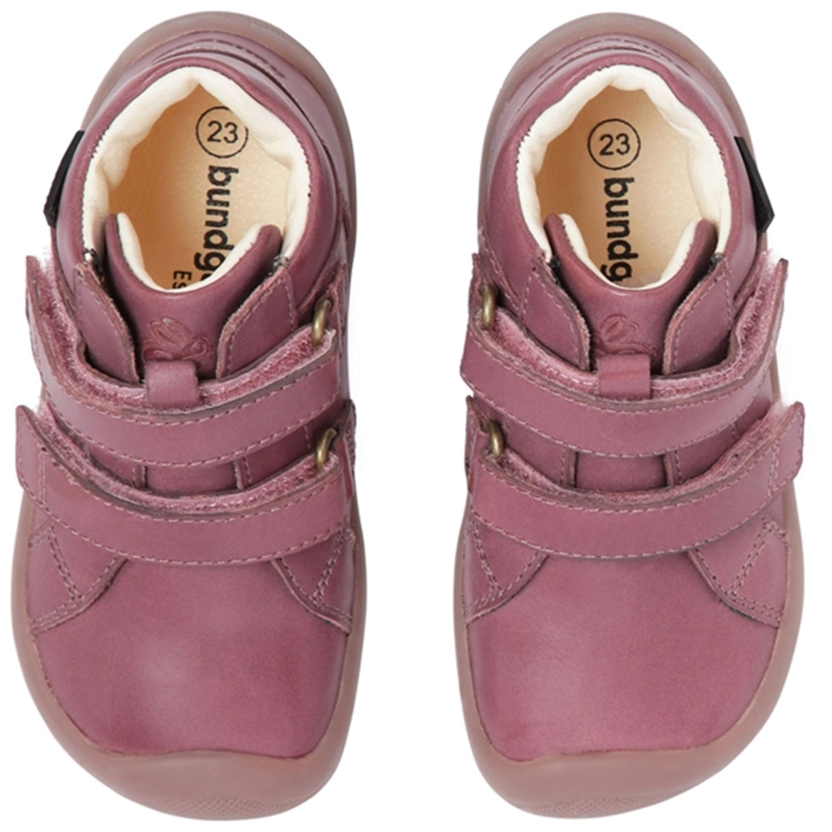 Bundgaard The Walk Velcro Tex Sko Dark Rose 4