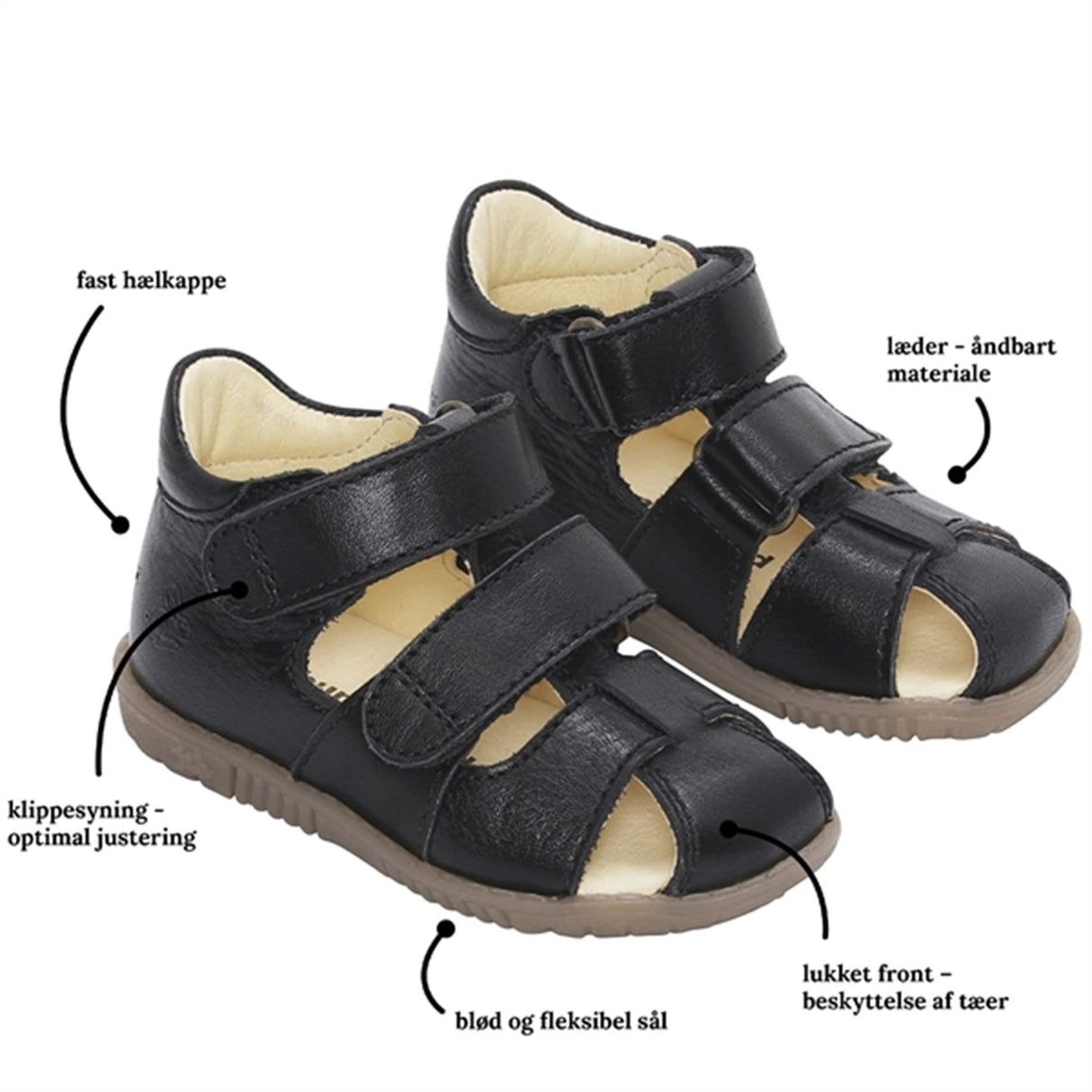 Bundgaard Ranjo II Sandal Black