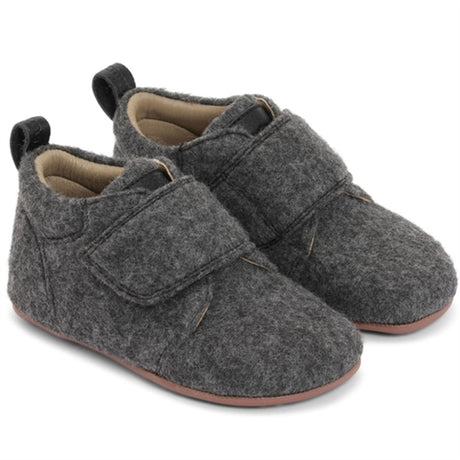 Bundgaard Tannu Wool Hjemmesko Dark Grey