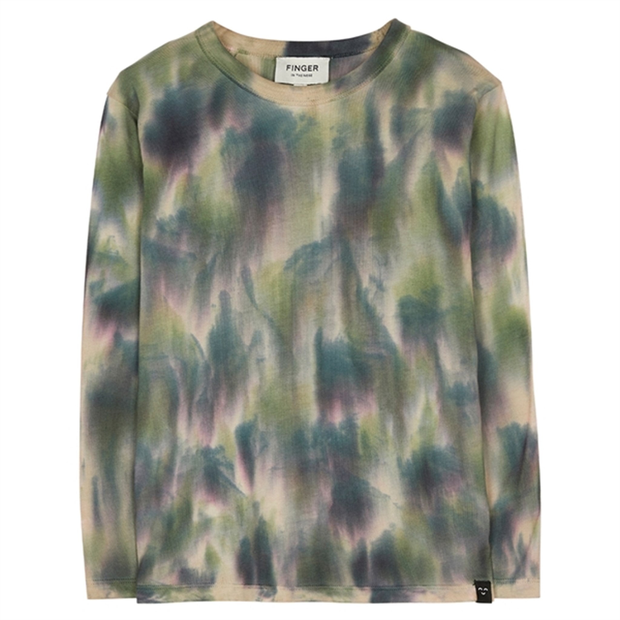 Finger In The Nose Nico Wood Cream Tie & Dye Bluse