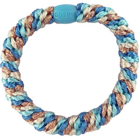 Bow's by Stær Braided Hairties Multi Blue, Ivory & Glitter