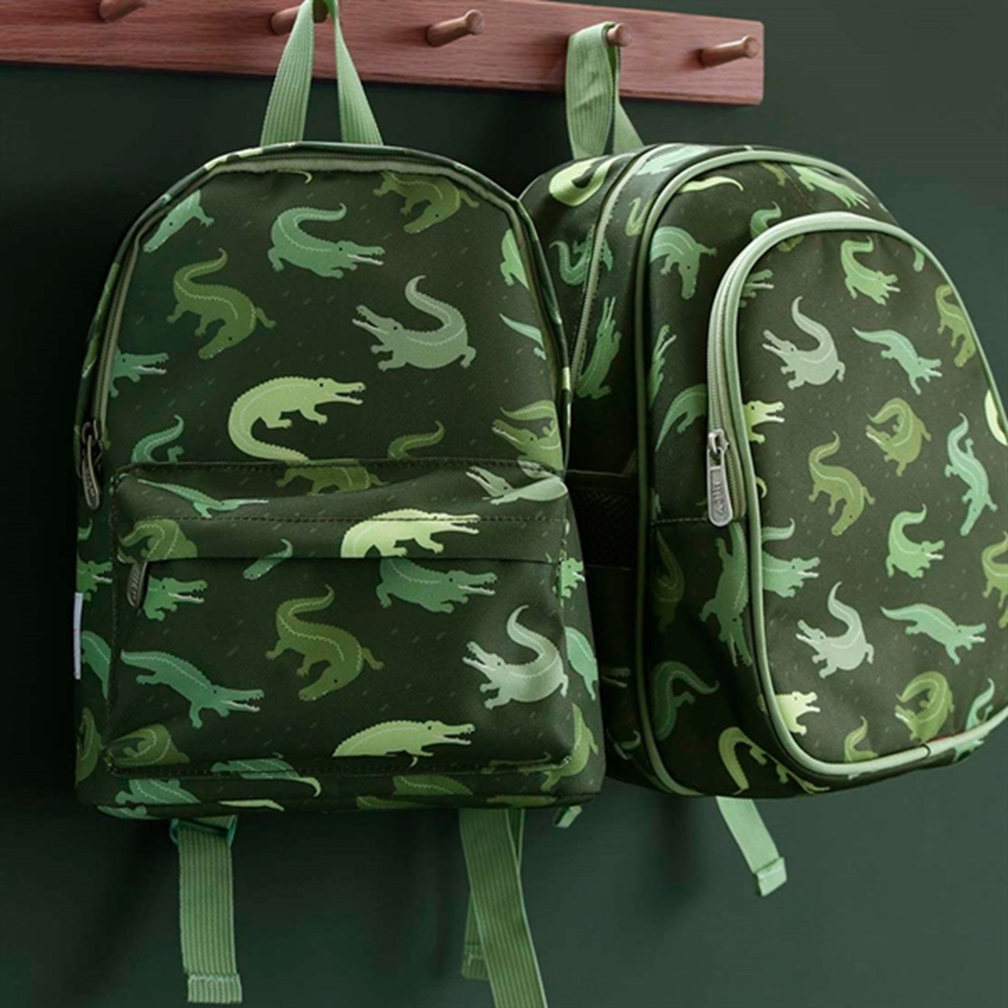 A Little Lovely Company Backpack Small Crocodiles 4