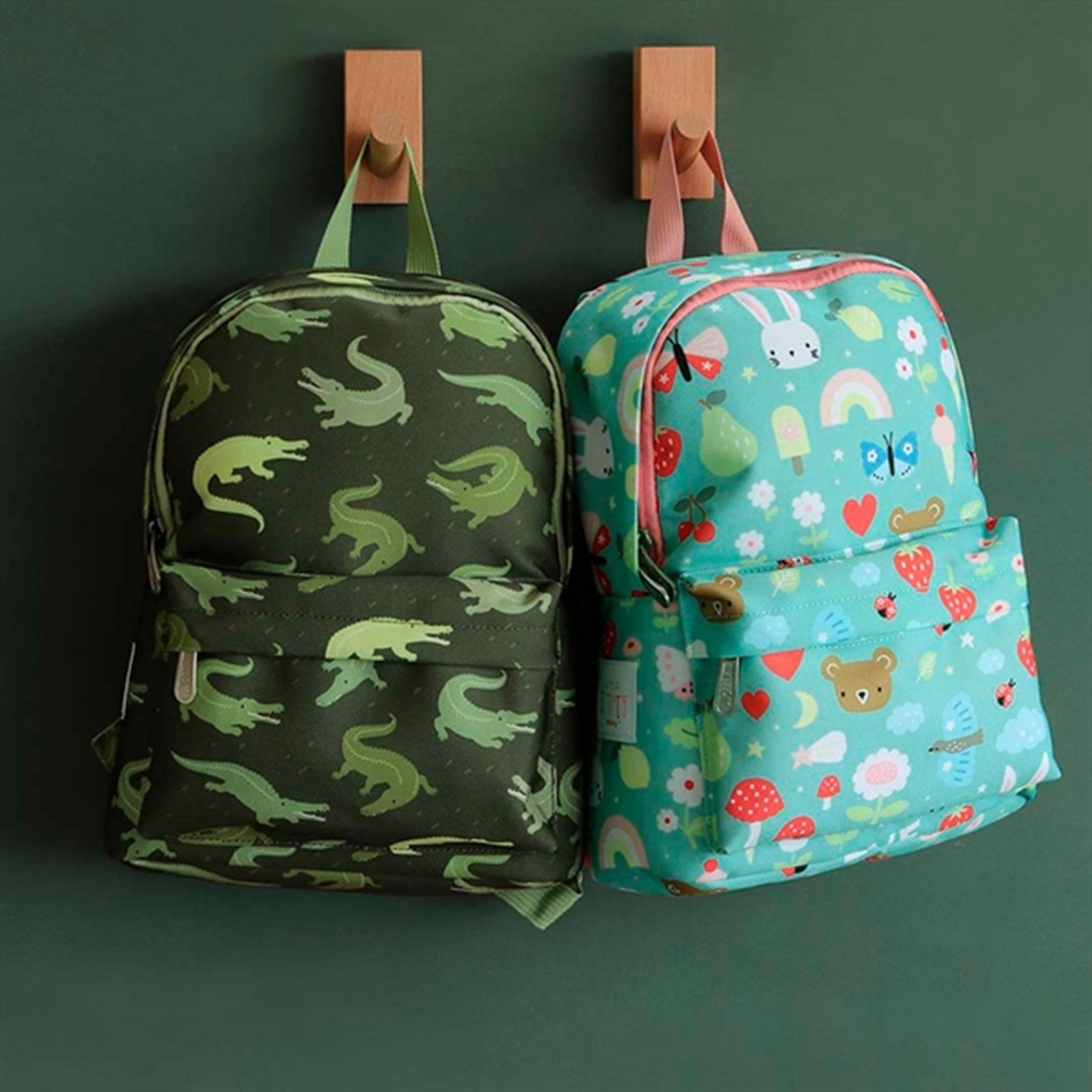 A Little Lovely Company Backpack Small Crocodiles 5