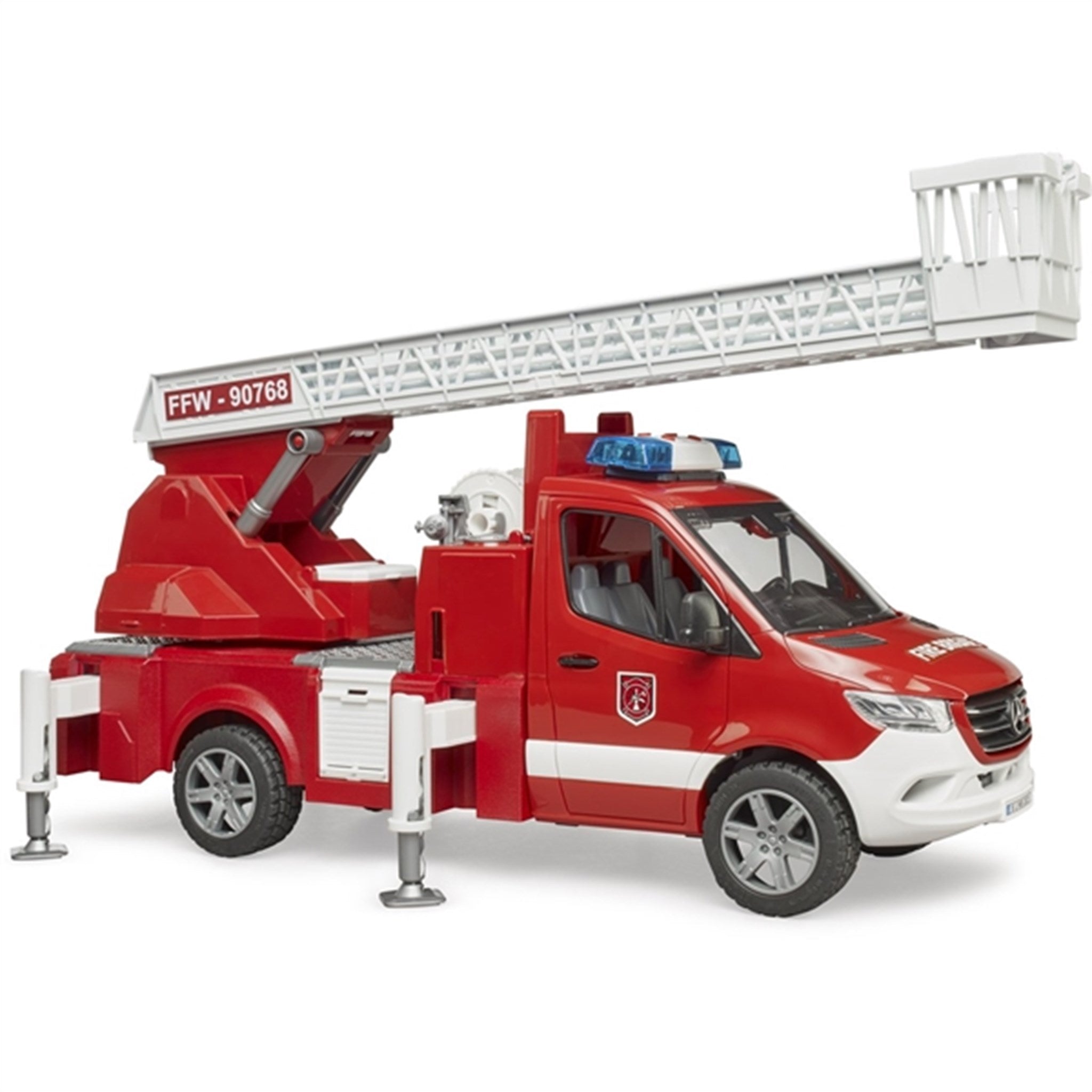 Bruder MB Sprinter Fire Engine with Ladders Waterpump Loud&Sound 2