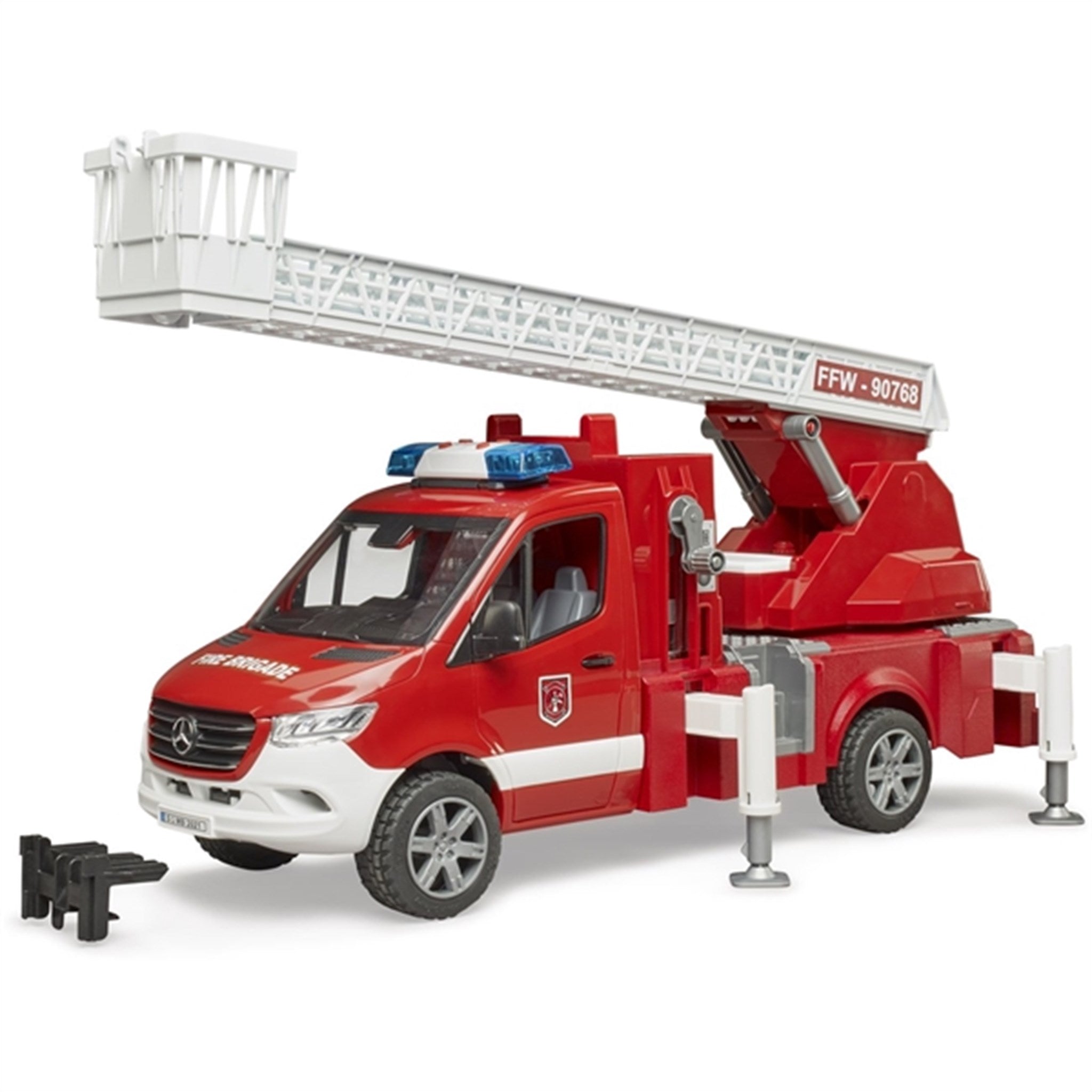Bruder MB Sprinter Fire Engine with Ladders Waterpump Loud&Sound