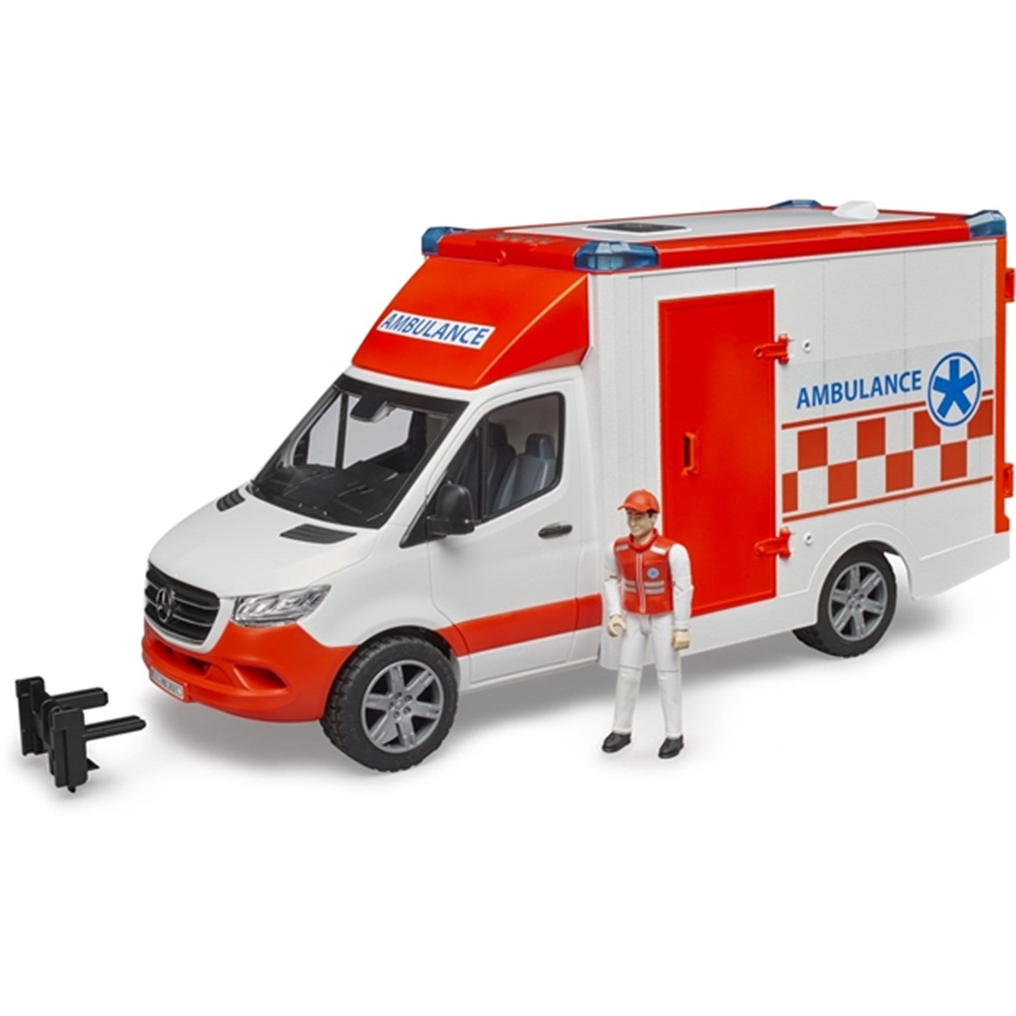 Bruder MB Sprinter Ambulance with Driver and Loud&Sound 3