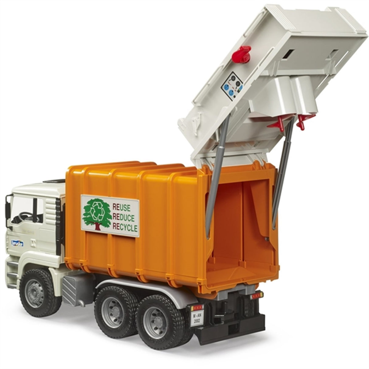 Bruder MAN TGA Rear Loading Garbage Truck