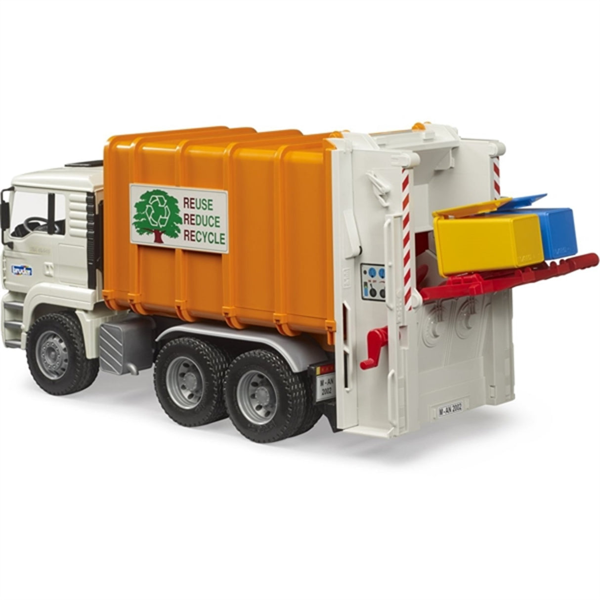 Bruder MAN TGA Rear Loading Garbage Truck