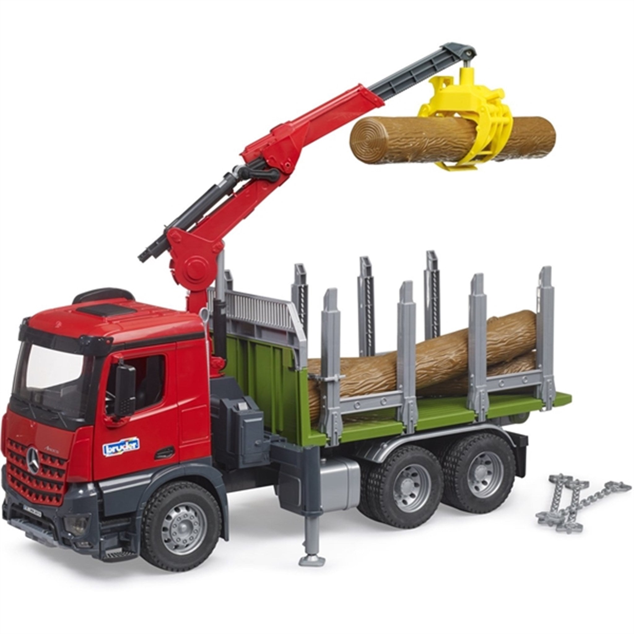 Bruder MB Arocs Timber Truck with Loading crane Grab 3