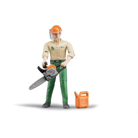 Bruder Forestry Worker with Accessories