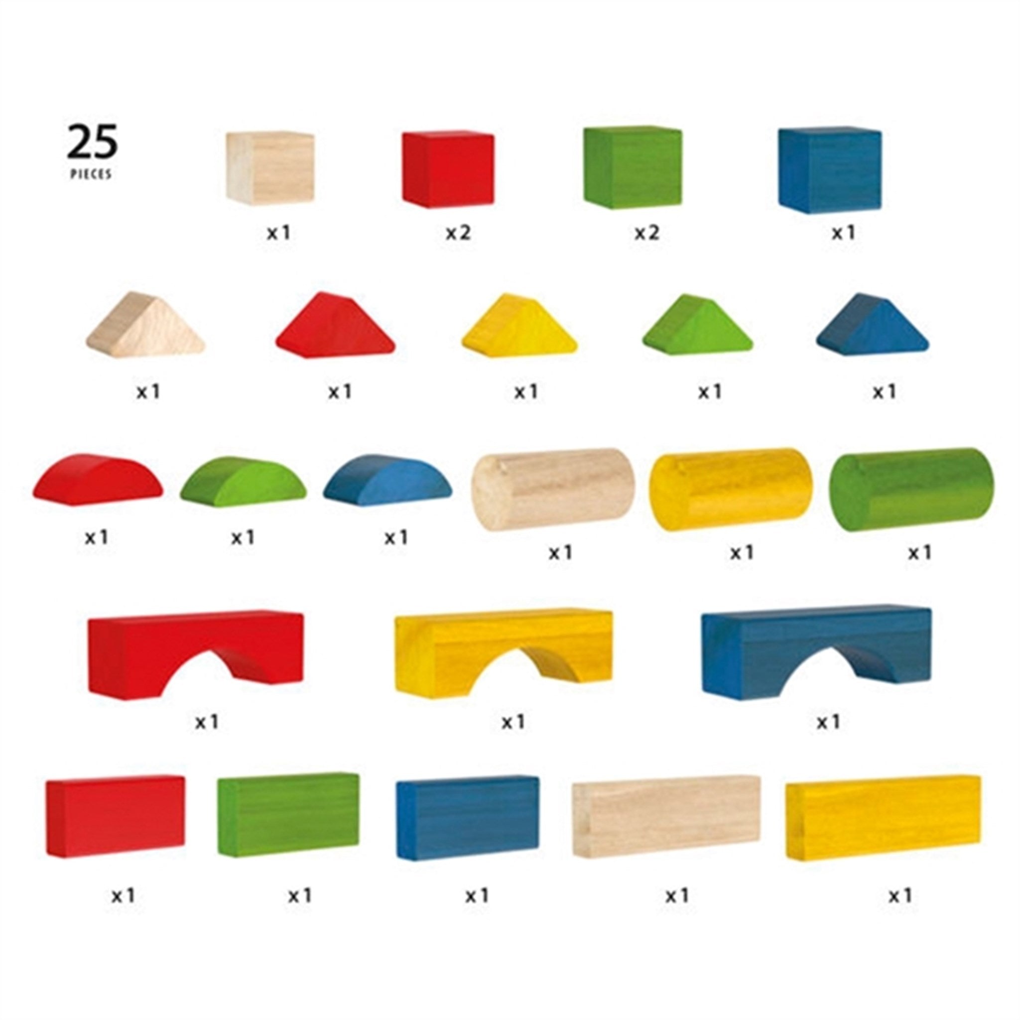 BRIO® Coloured Blocks 25 pcs 2
