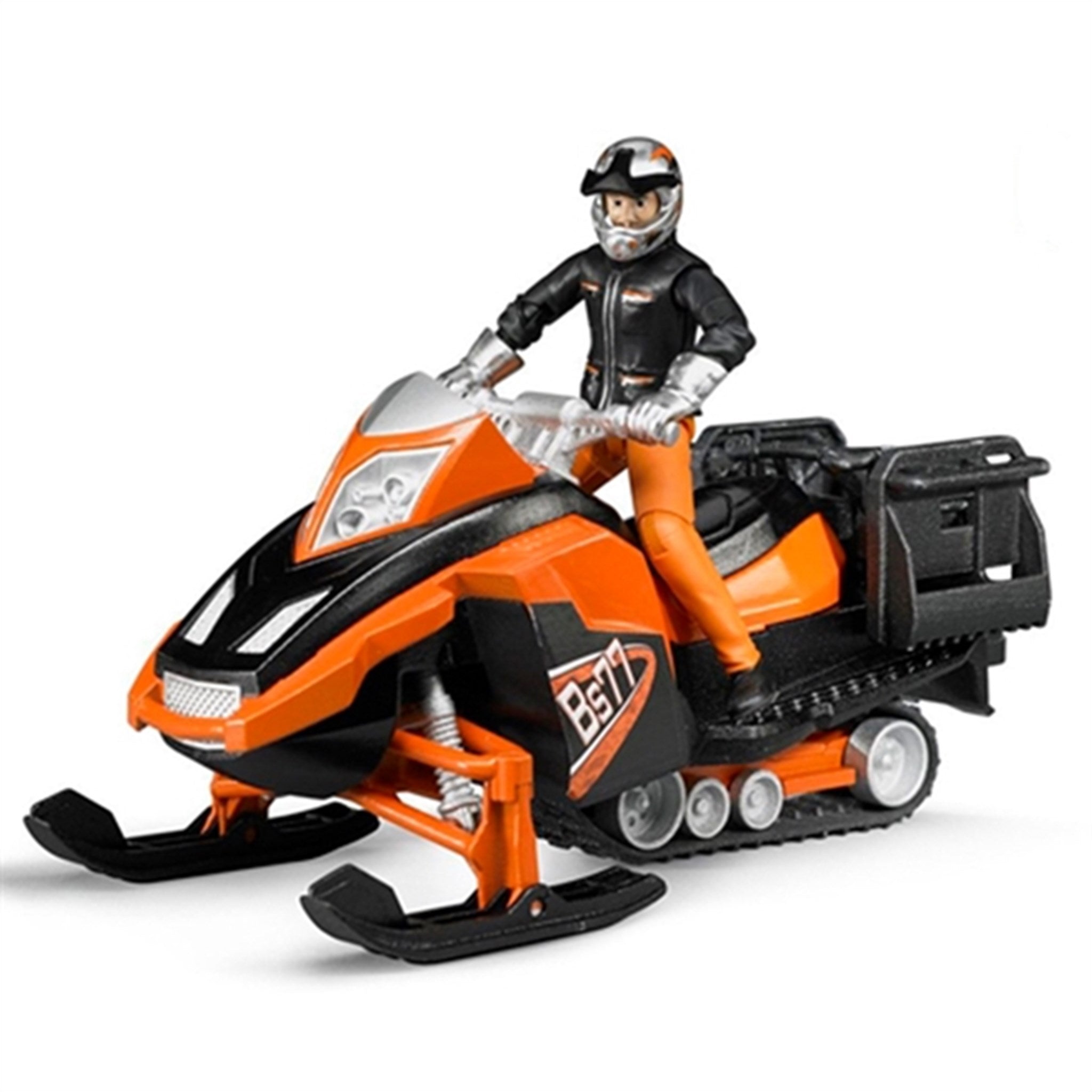 Bruder Bworld Snowmobil with Driver and Accessories