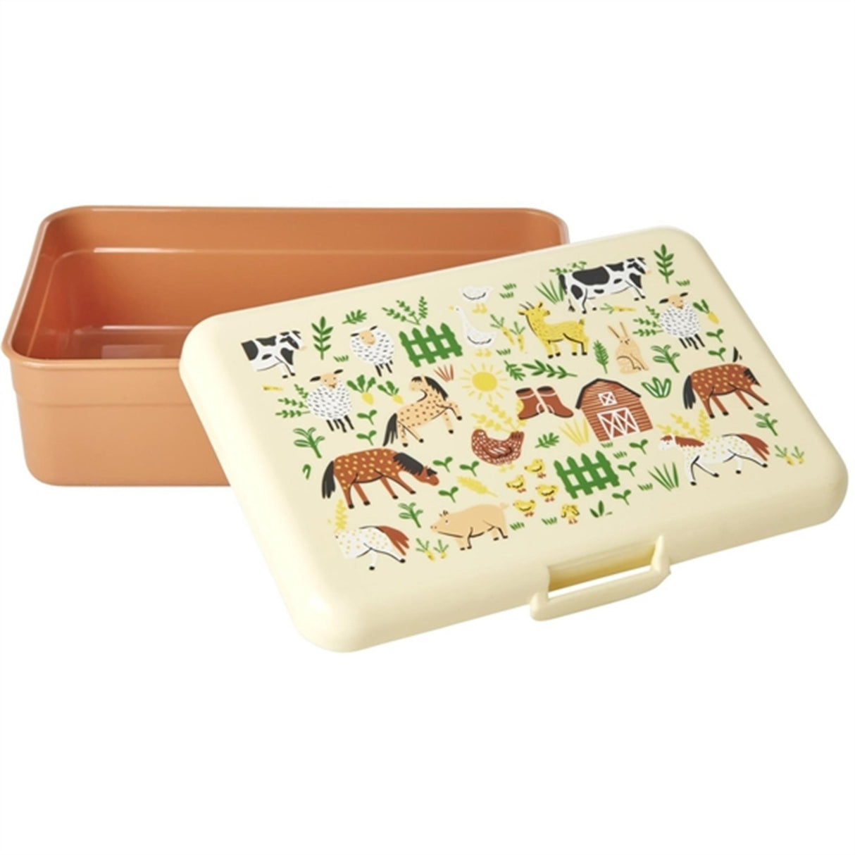 RICE Brown Farm Totable Stor Madkasse