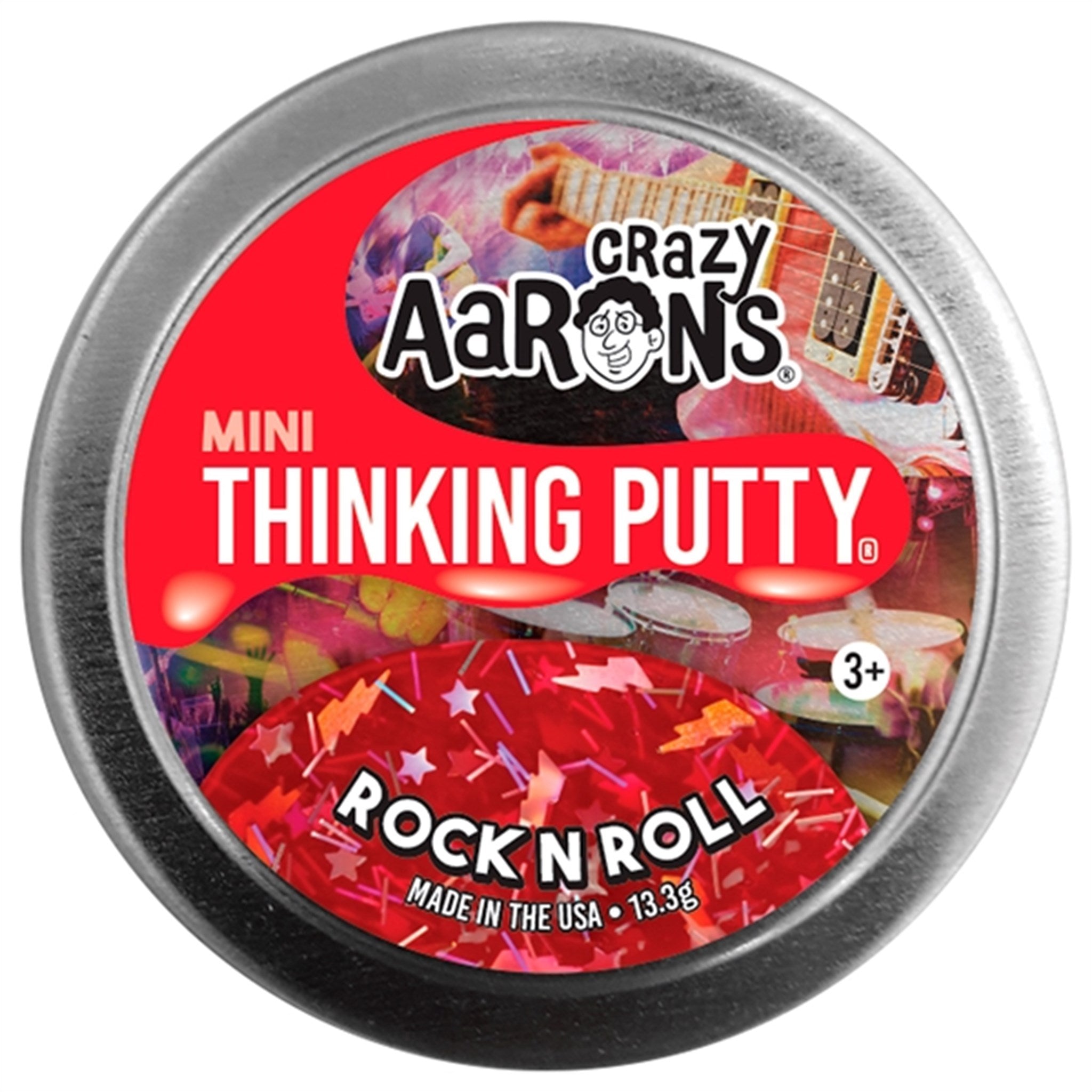 Crazy Aaron's® Thinking Putty Mini Tins - Rock N Roll