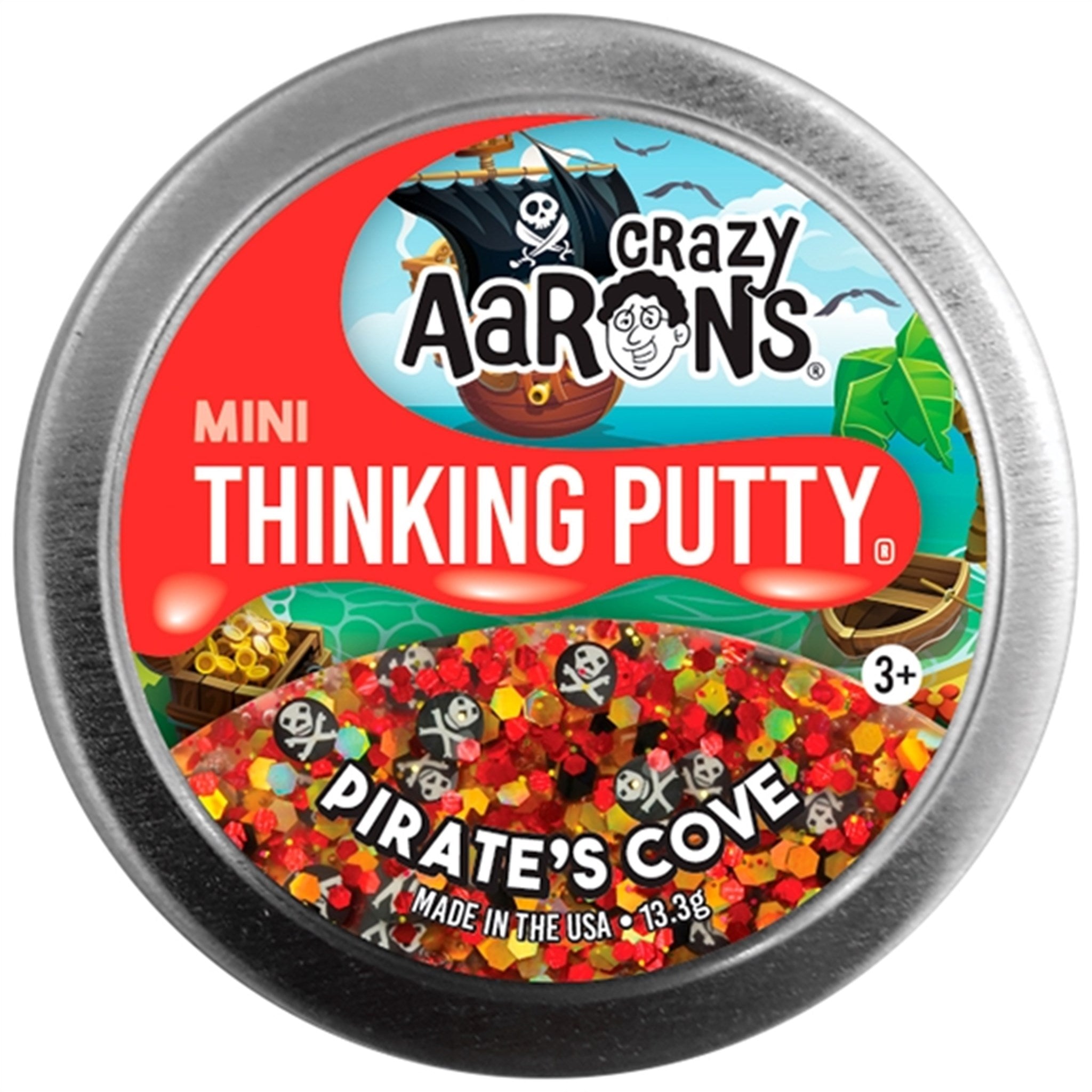 Crazy Aaron's® Thinking Putty Mini Tins - Pirate's Cove