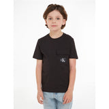 Calvin Klein Badge Pocket Ss T-shirt Ck Black 2