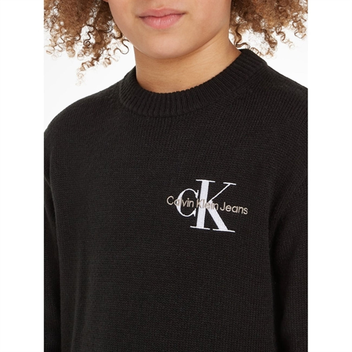 Calvin Klein Essential Monogram Sweater Ck Black 3