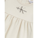 Calvin Klein Monogram Ls kjole Whitecap Gray 2