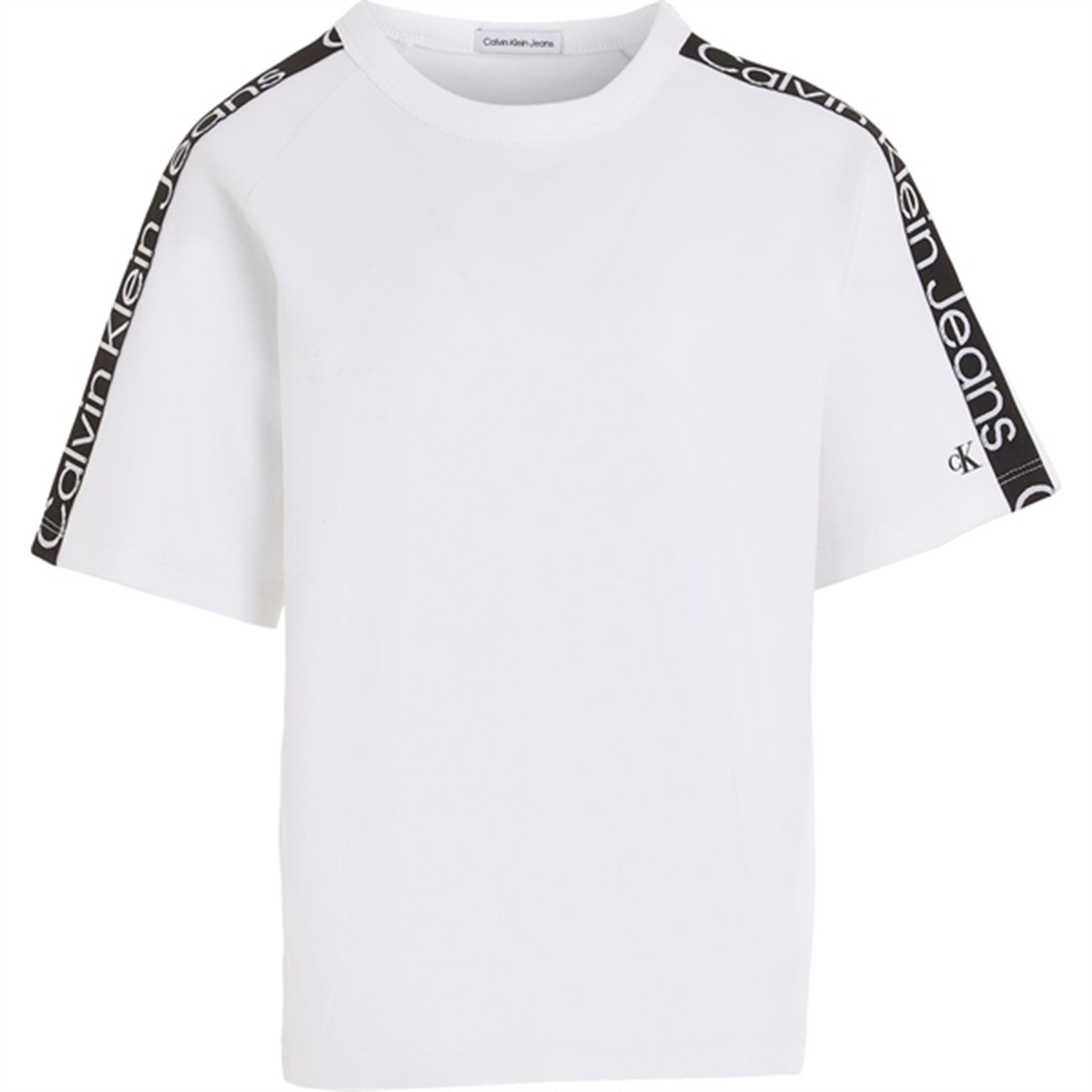 Calvin Klein Ckj Tape Ss T-shirt Bright White