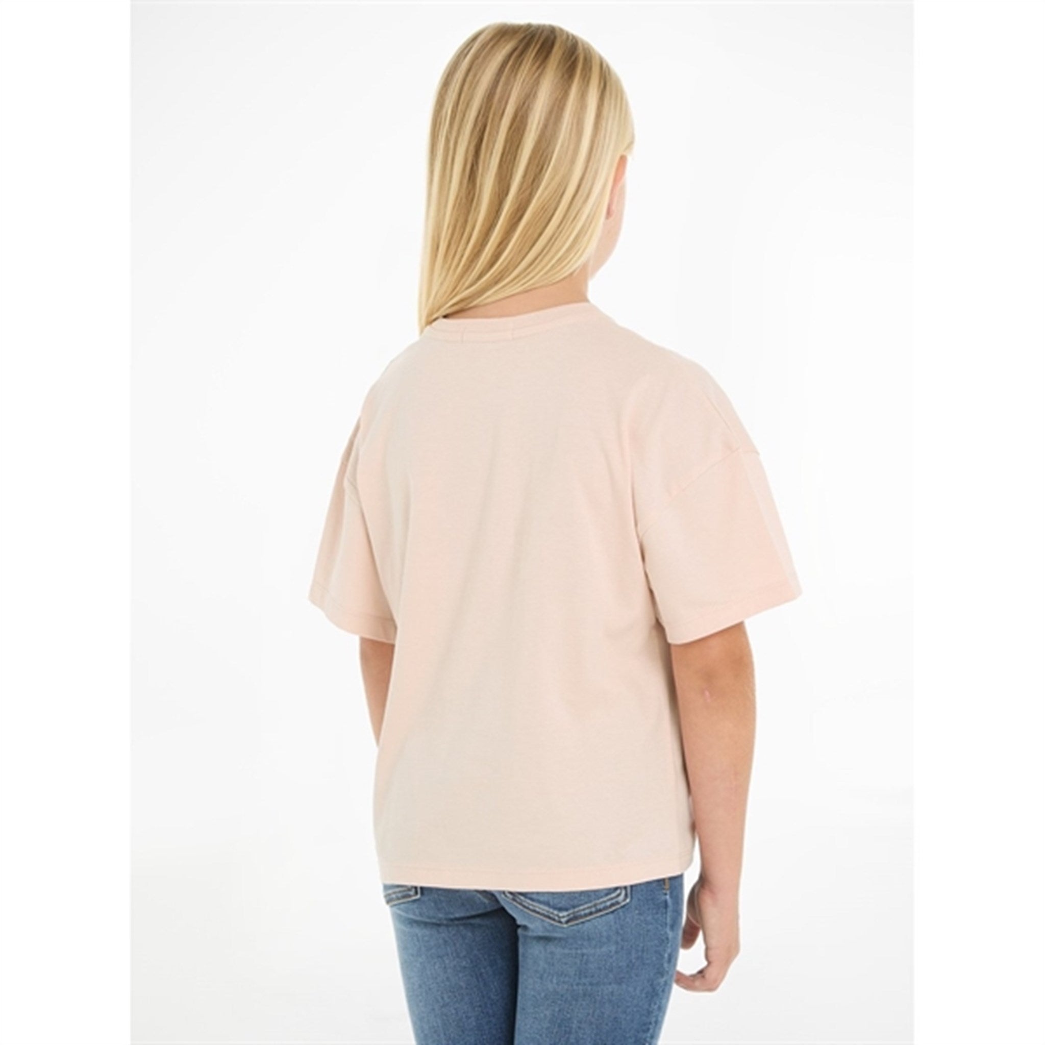 Calvin Klein Monogram Off Placed T-Shirt Sepia Rose 3