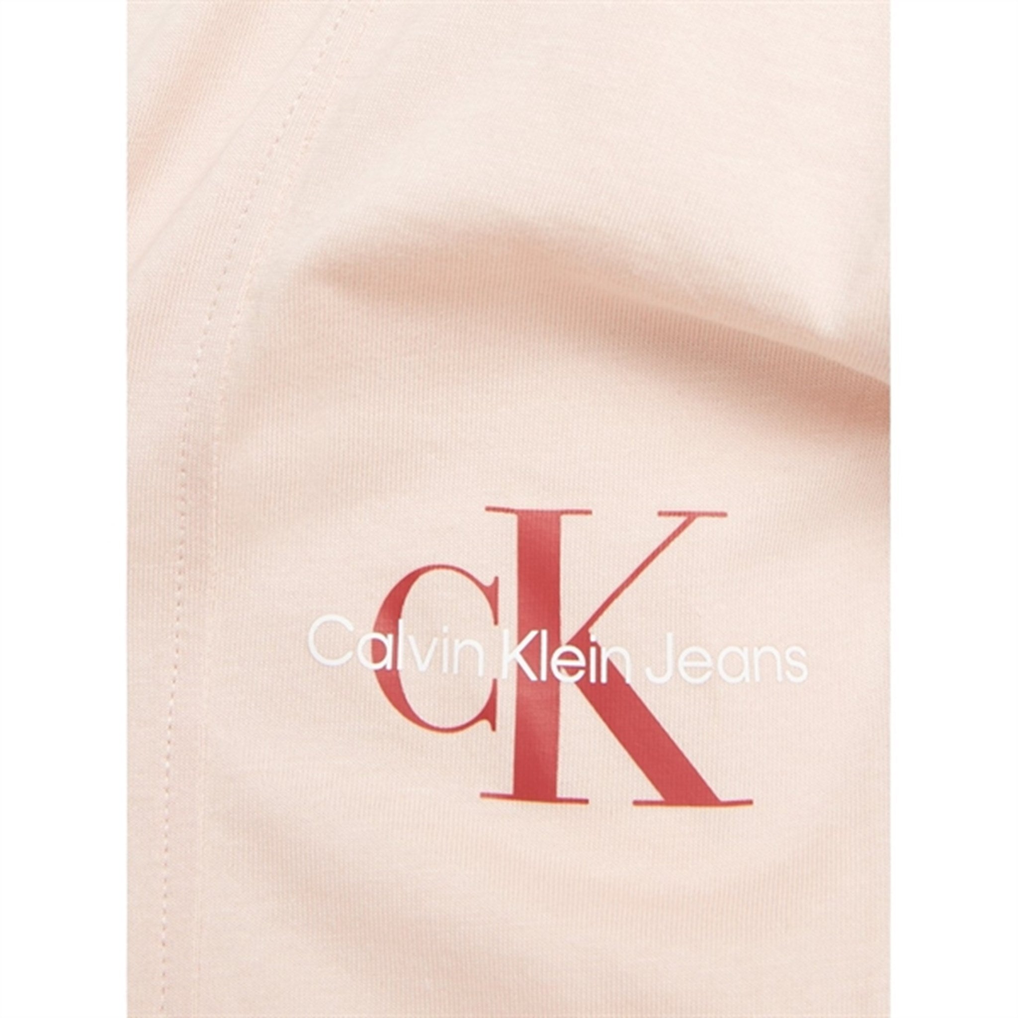 Calvin Klein Monogram Off Placed T-Shirt Sepia Rose 5