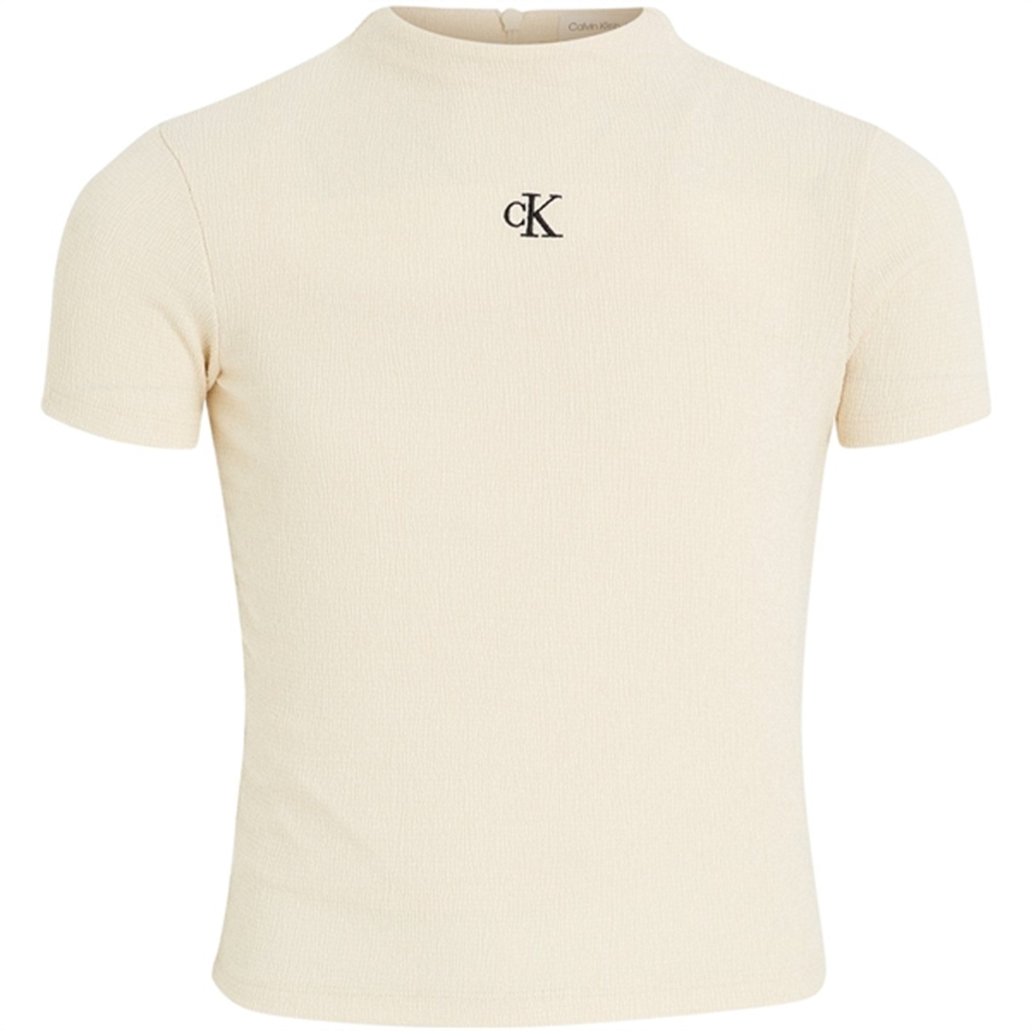 Calvin Klein Light Crinkle T-Shirt Whitecap Gray