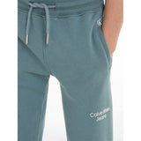 Calvin Klein CKJ Stack Logo Sweatpants Goblin Blue 3
