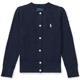 Polo Ralph Lauren Mini Cable Strikket Genser Hunter Navy