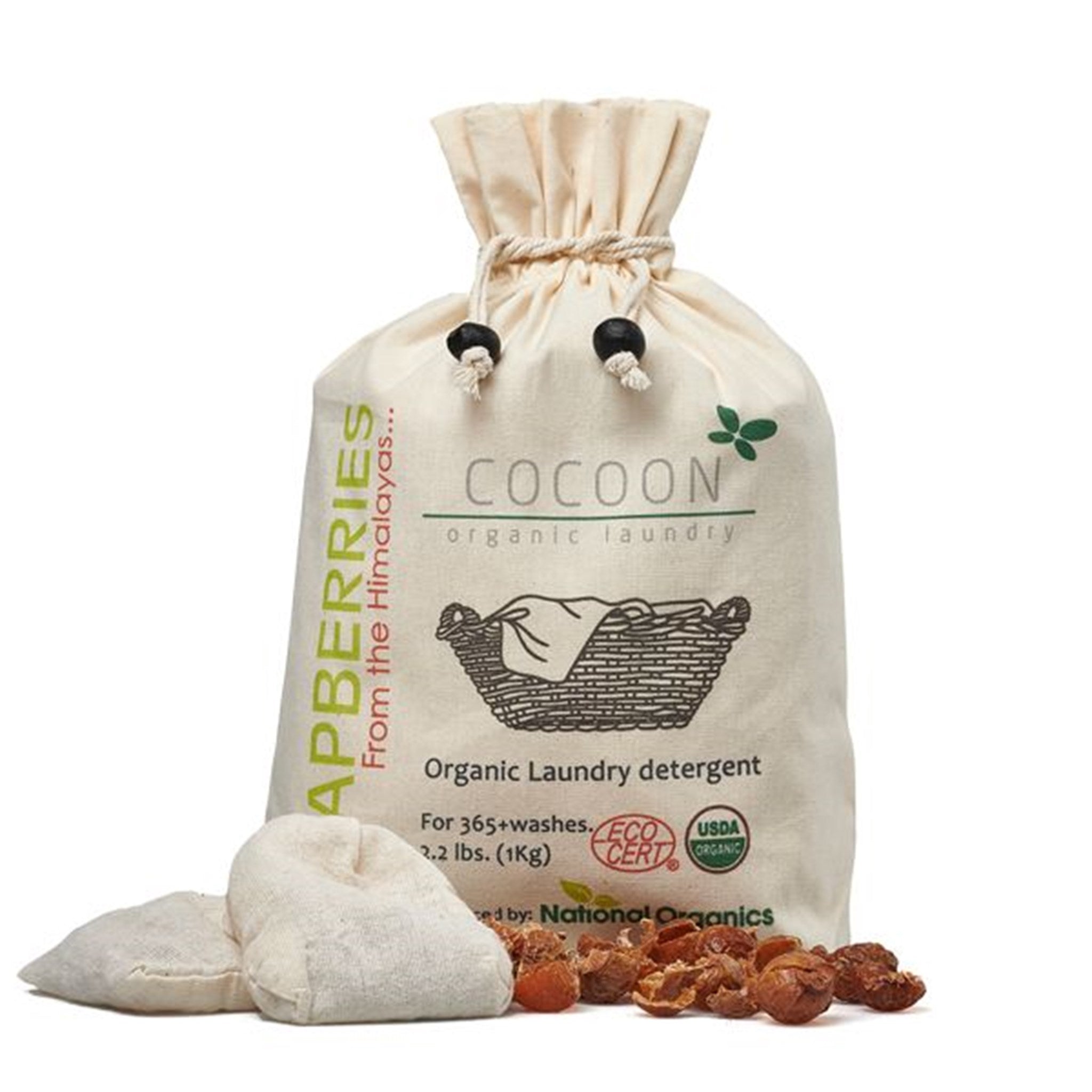 Cocoon Organic Laundry Økologiske Såpebær 1000 g.