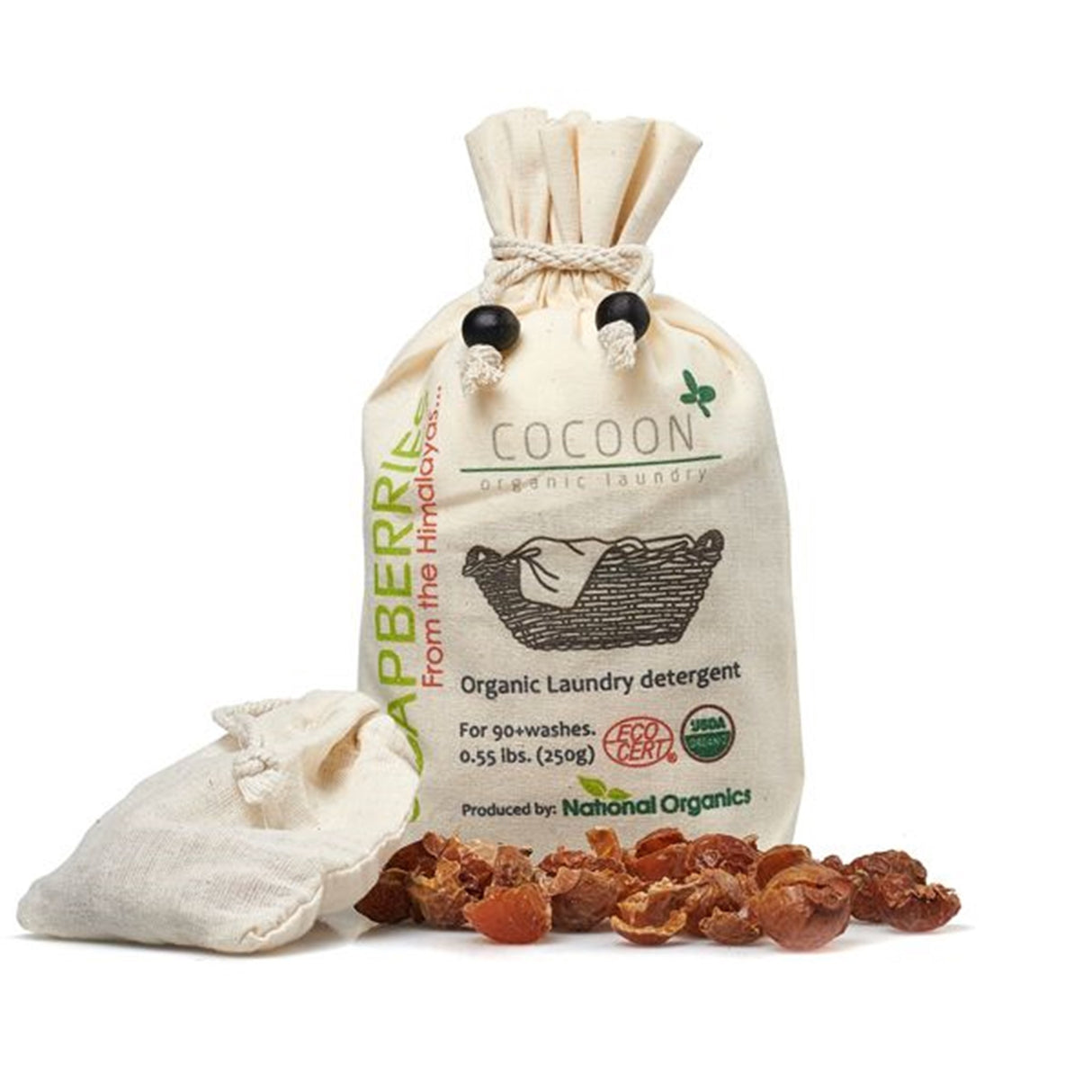 Cocoon Organic Laundry Økologiske Såpebær 250g.