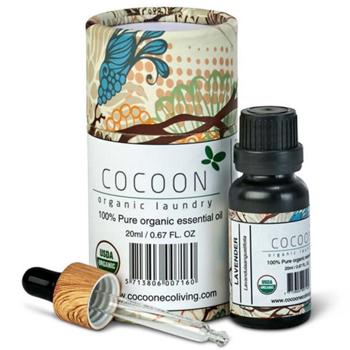 Cocoon Organic Laundry Lavendel Olje 20 ml.