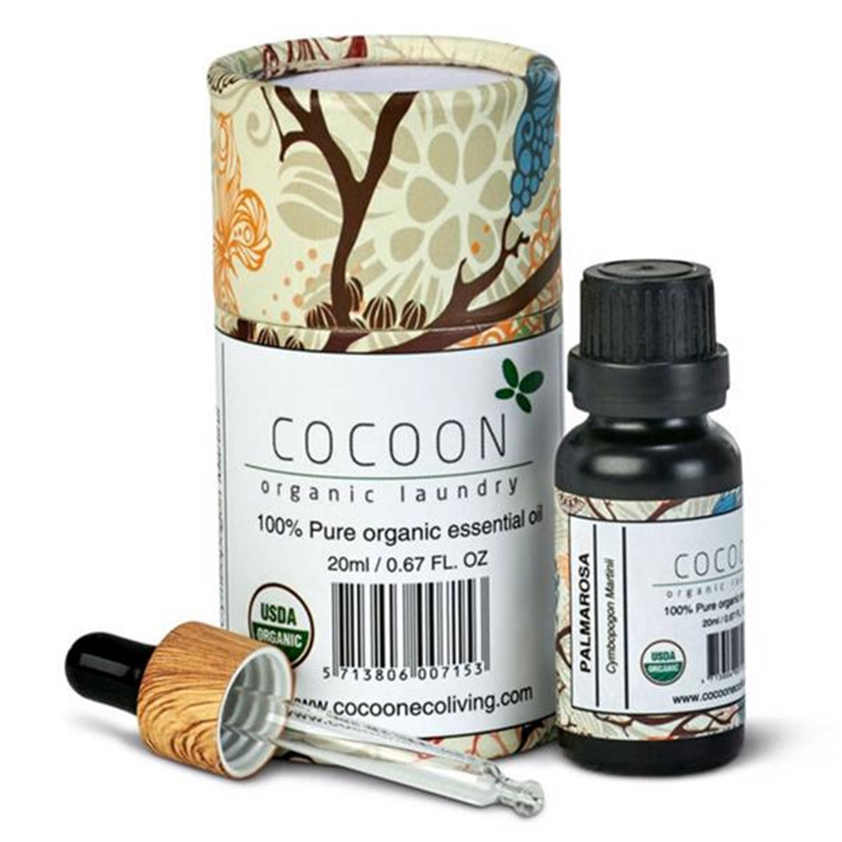 Cocoon Organic Laundry Palmarosa Olje 20 ml.