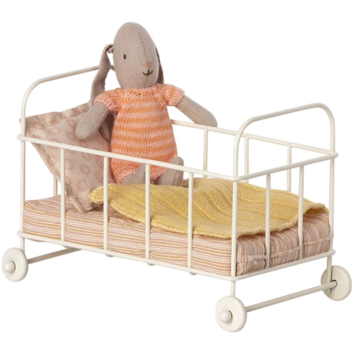 Maileg Micro Rose Baby Cot