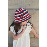 Copenhagen Colors Cream/Navy/Red Comb. Lue Heklet