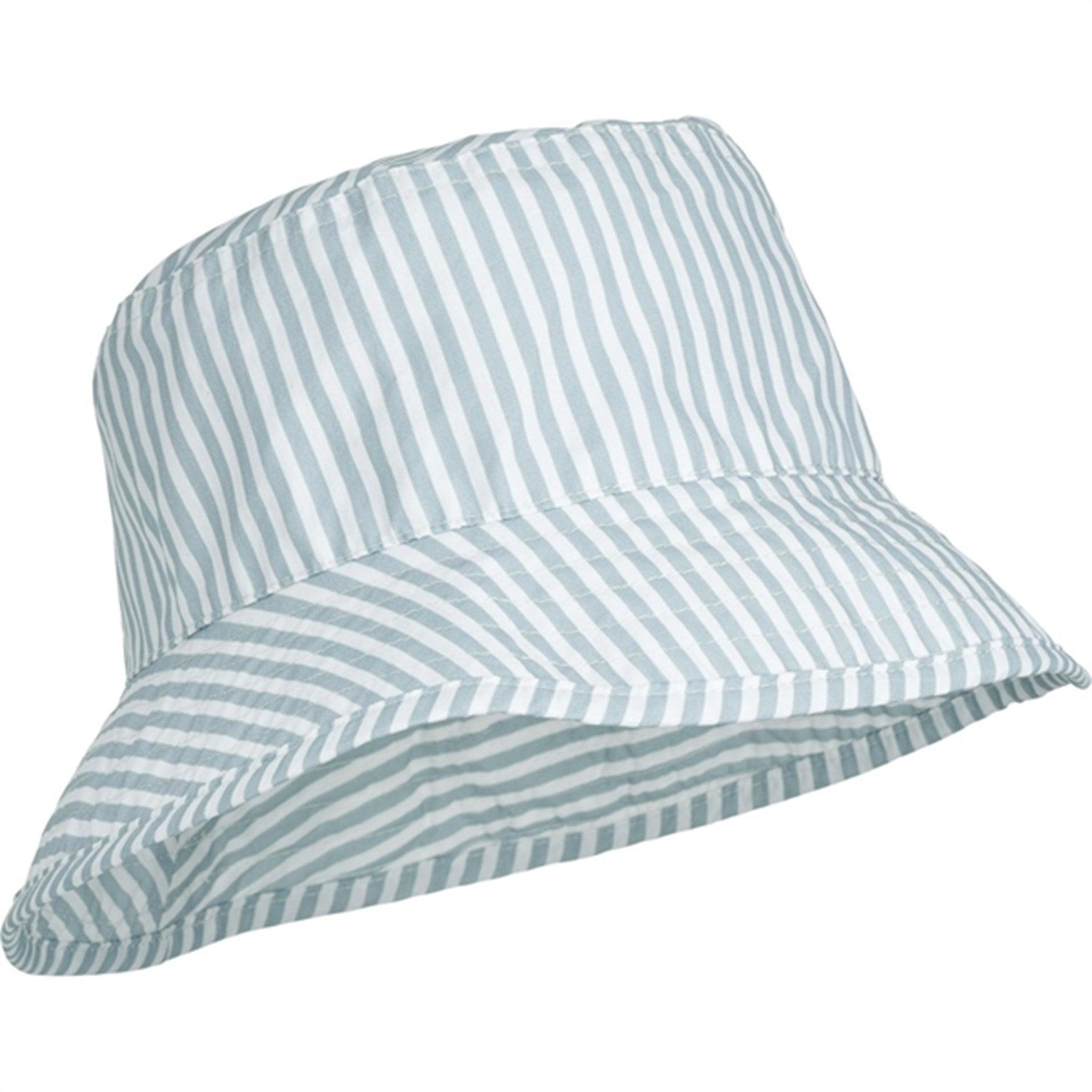Liewood Damon Bucket Hat Stripe Sea Blue/White