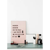 Design Letters Party Icons for Messageboard Black