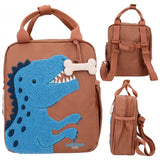 Dino World Backpack Brown Dino Mini 2