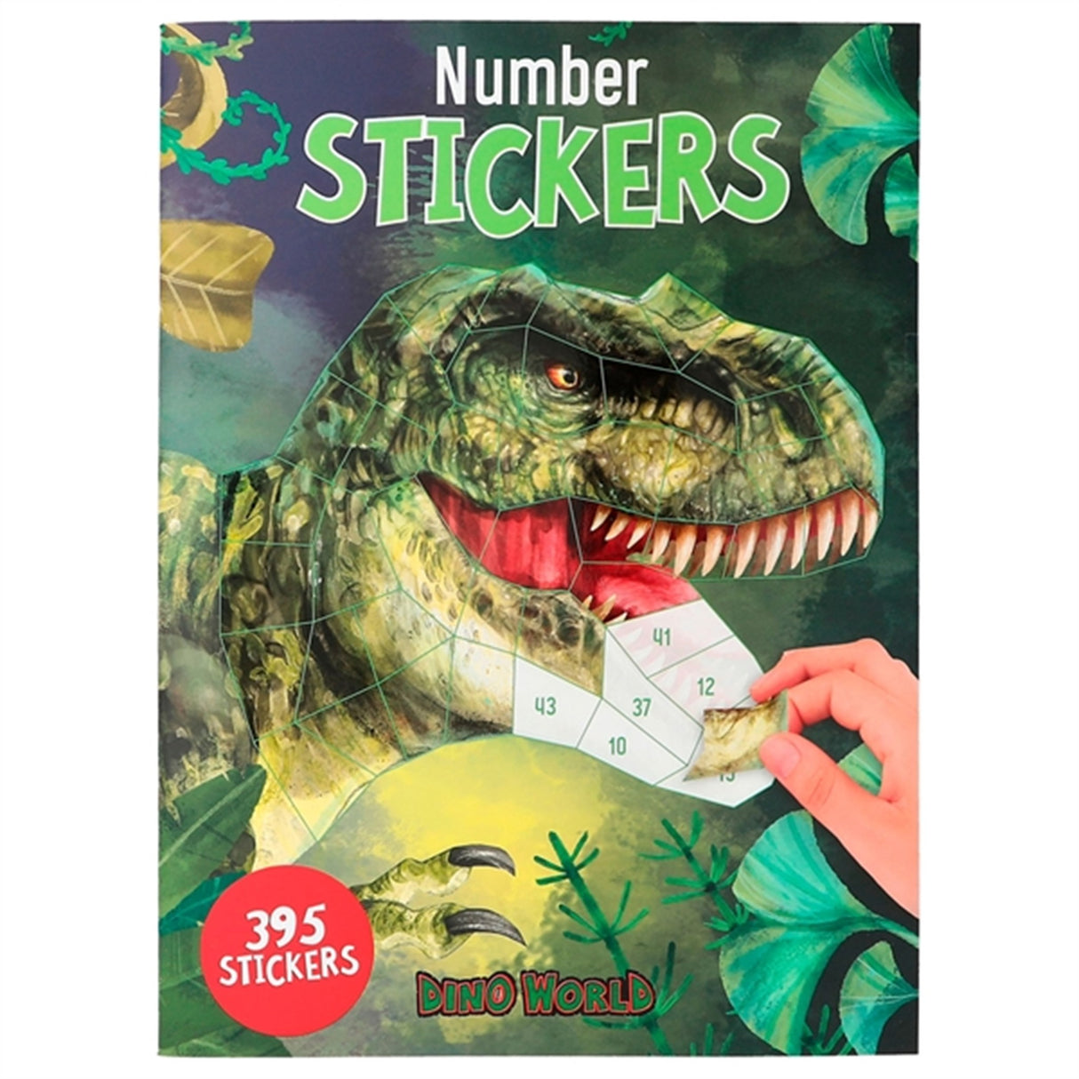 Dino World Number Sticker