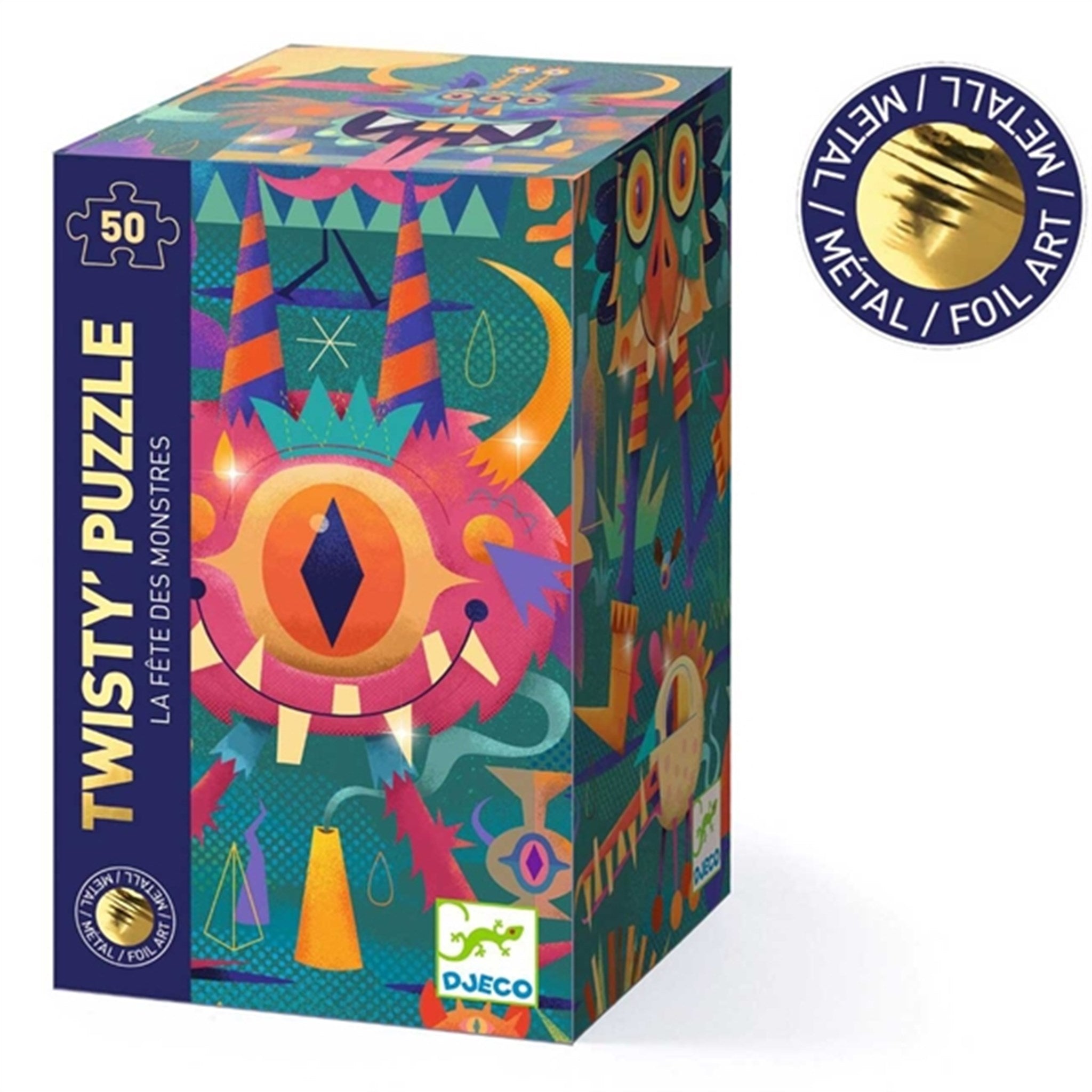 Djeco Wizzy Puslespil Monster Party 50 Brikker