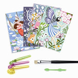 Djeco Kreativ Æske Glitterkort - Feer 3