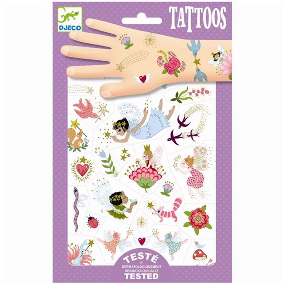 Djeco Tattoos Fairy Friends