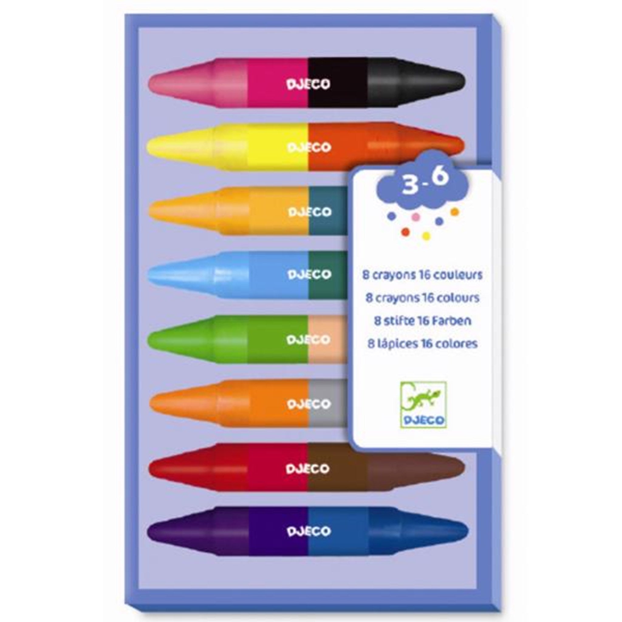 Djeco Crayons 16 Colours