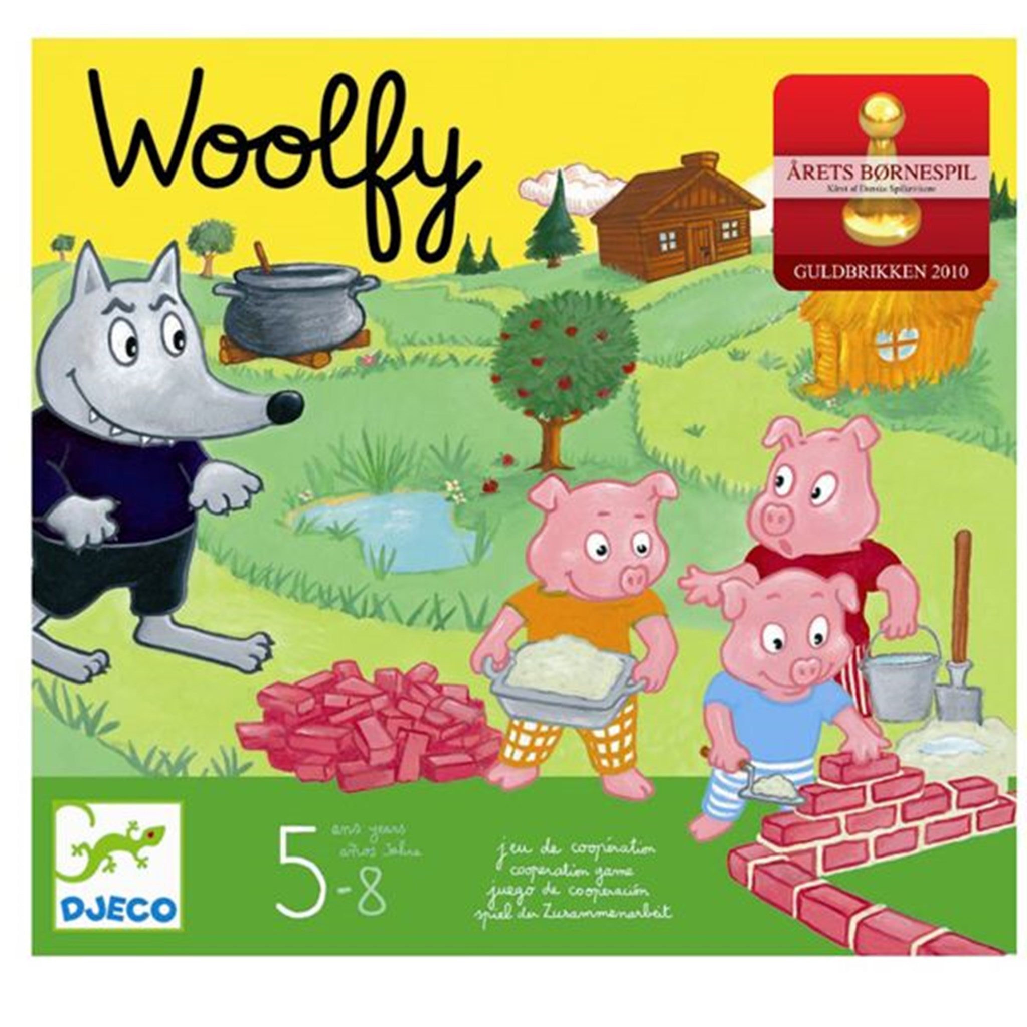 Djeco Woolfy The Wolf and The Three Little Pigs